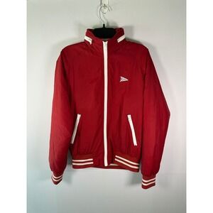 GANT Bomber Jacket Mens S Red Michael Bastian Fall Winter 2012 Zip Ribbed Collab